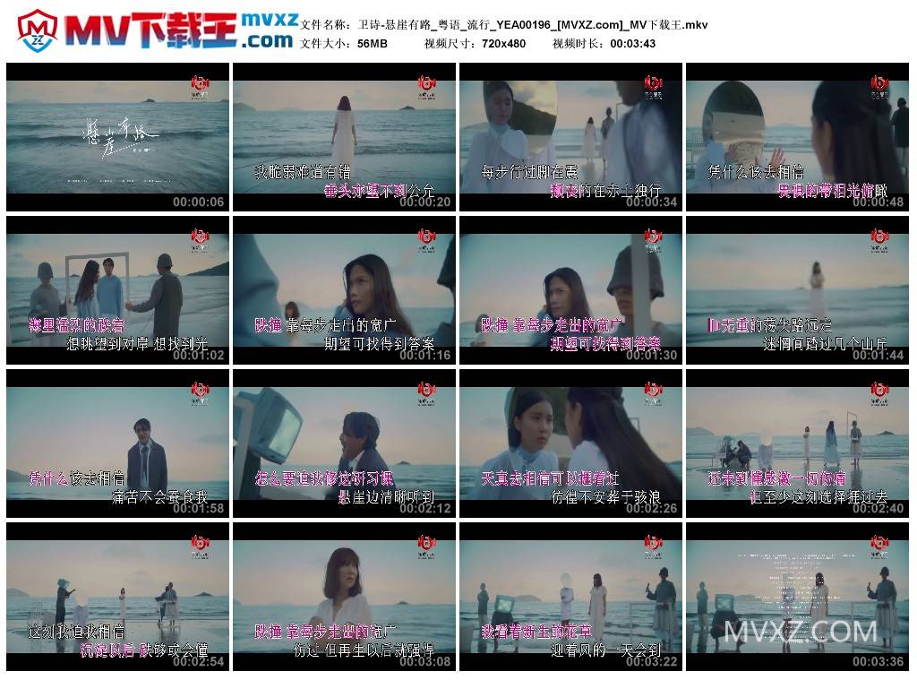 卫诗-悬崖有路_粤语_流行_YEA00196